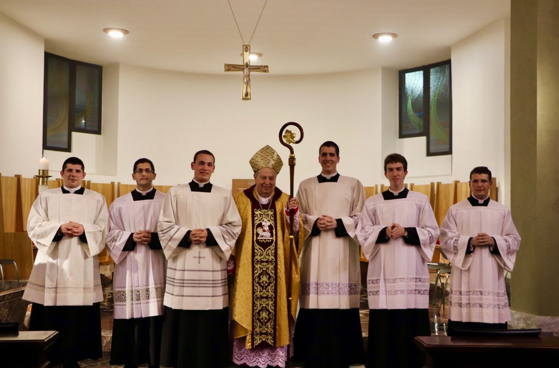 In cammino verso il sacerdozio in seminario nuovi Lettori e Accoliti