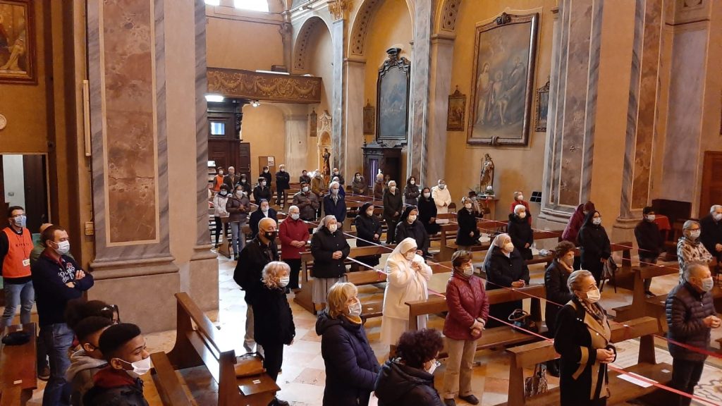 San Rocco - Messa a due mesi dall'uccisione di don Roberto Malgesini